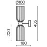 Настенный светильник MAYTONI ANTIC MOD302WL-02W