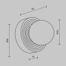 Настенный светильник MAYTONI CARELESS MOD403WL-01BG1