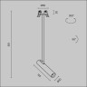 Подвесной светильник MAYTONI FOCUS T P141RS-L125-6W4K-BBS