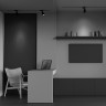 Трековый светильник MAYTONI VUORO TR003-1-6W4K-B